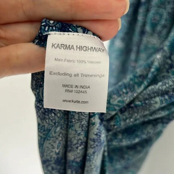 BOHO MAXI DRESS SZ ONE SIZE - Picture 6 of 7